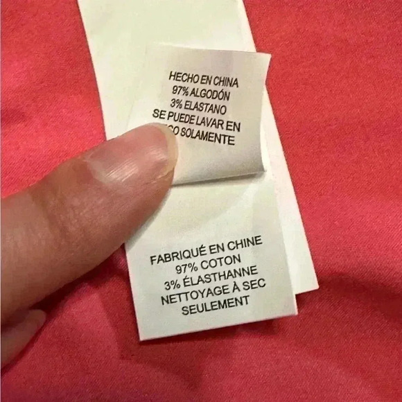 Kate Spade Pink Sherbet Shore Thing Button Back Peplum Top Size 0 - Picture 9 of 9